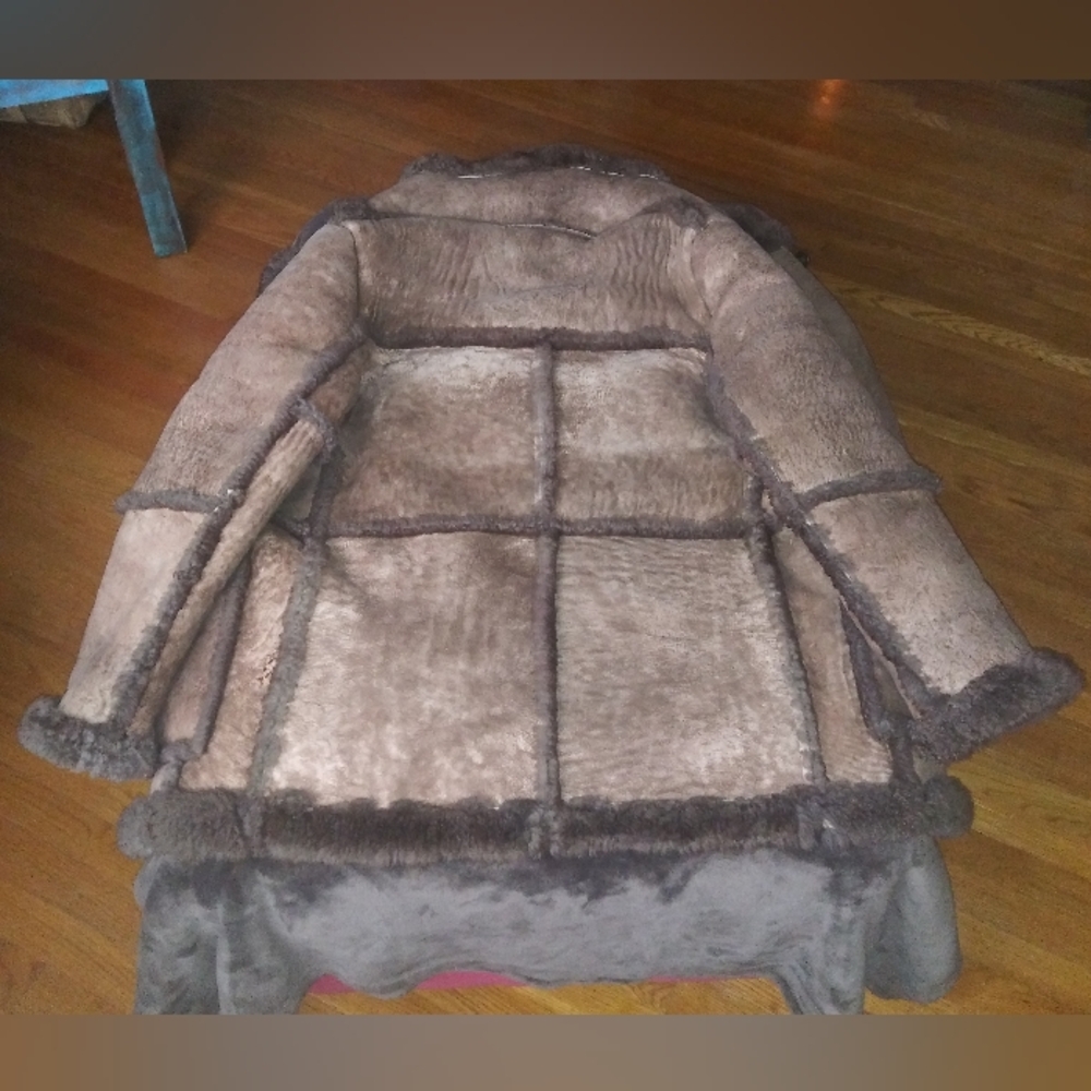 Ferris Bro's Furs Genuine Shearling Sheepskin Vintage Marlboro Man Style Jacket - Picture 2 of 15